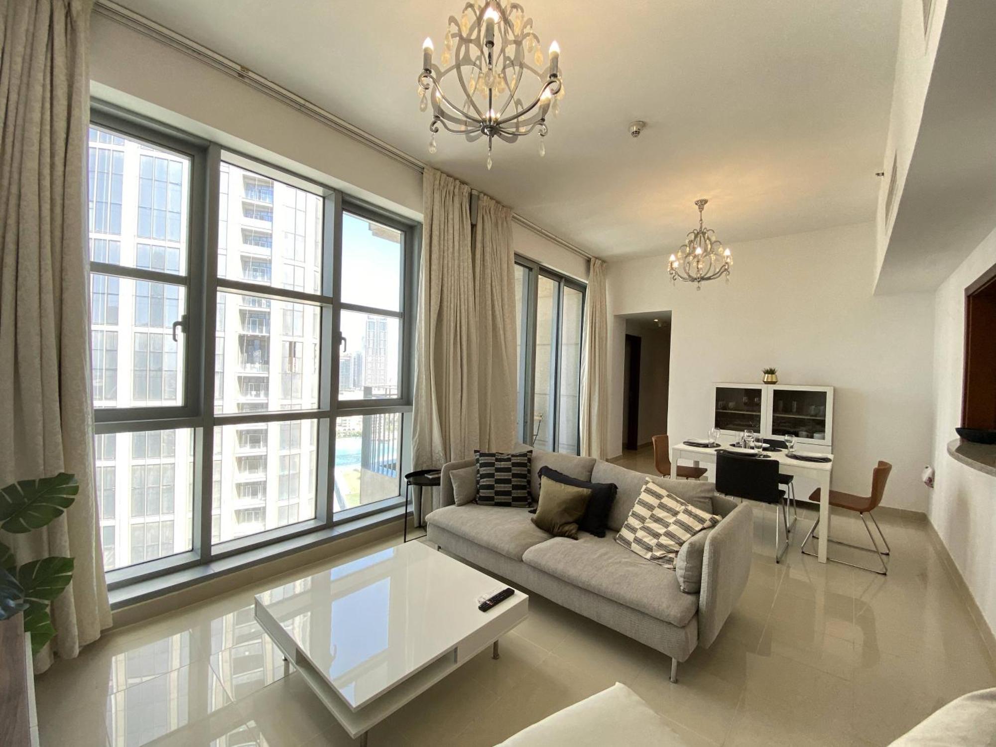 Lux Bnb Standpoint Tower Burj & Fountain Views Dubai Eksteriør bilde