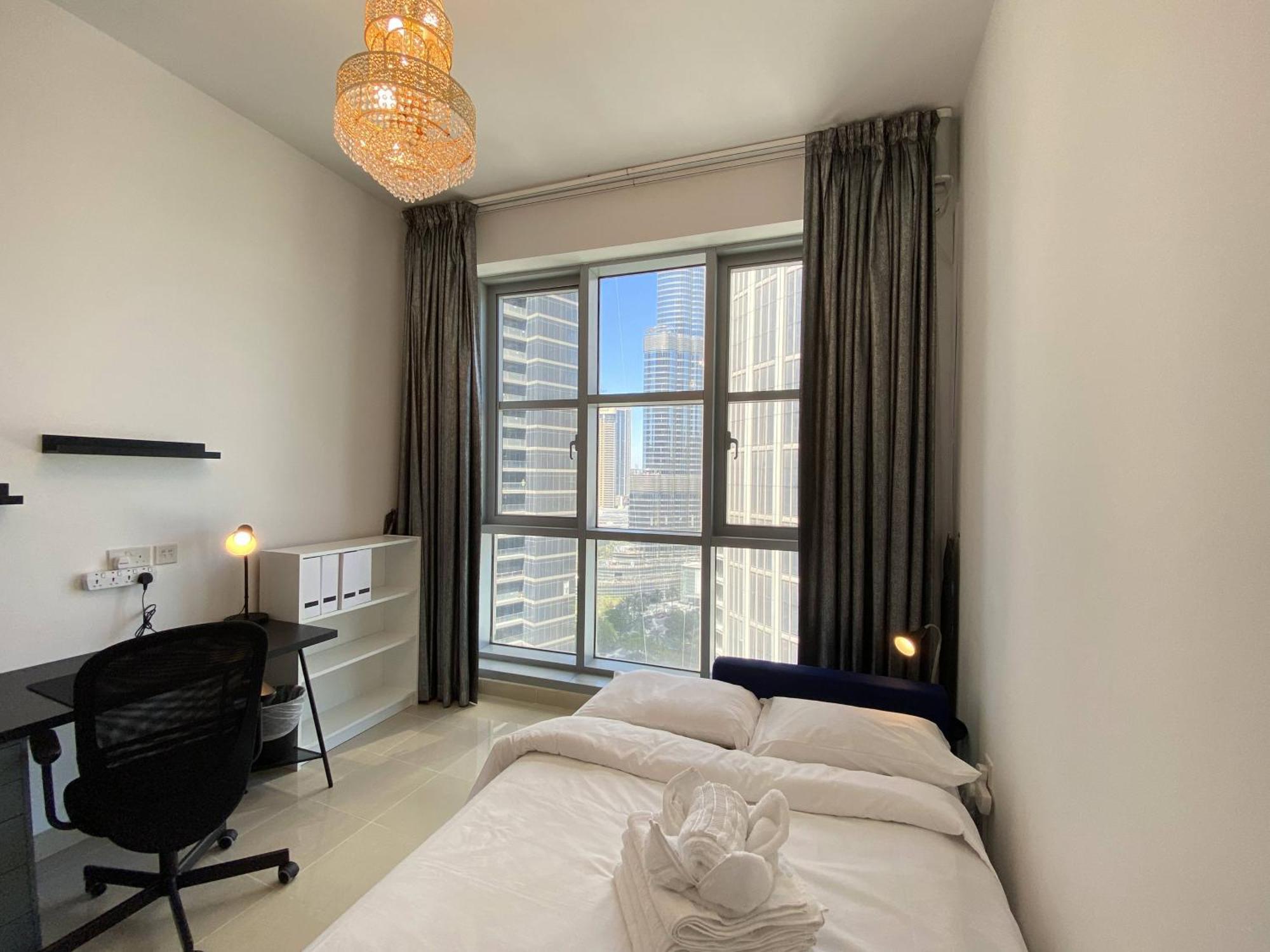 Lux Bnb Standpoint Tower Burj & Fountain Views Dubai Eksteriør bilde